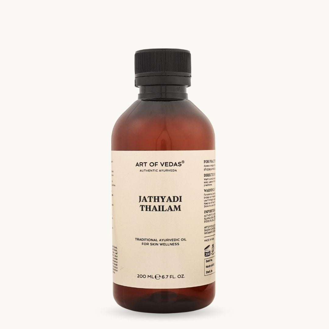 Art of Vedas Jathyadi Thailam 200ml - Ayurvedic Oil for Skin Wellness
