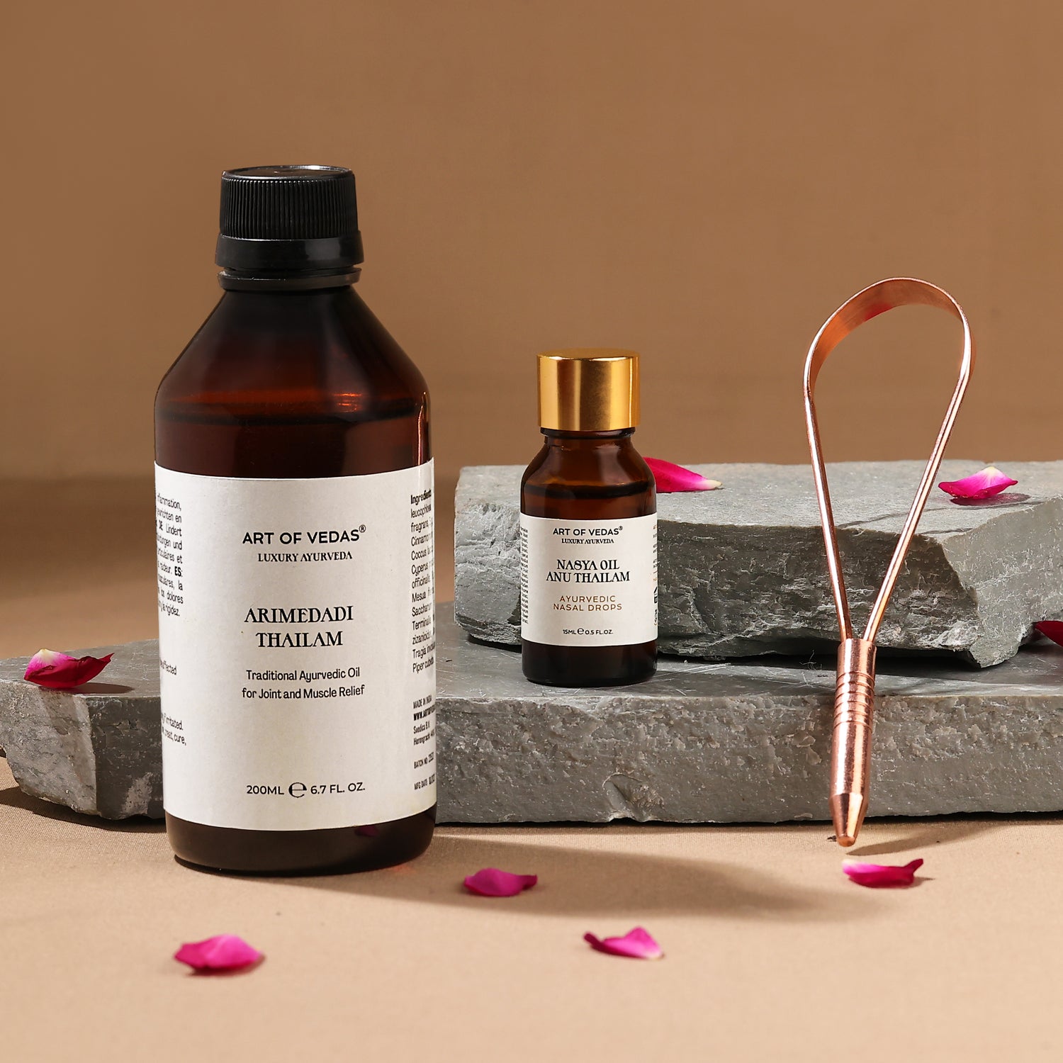 Ayurvedinen suun puhdistusrituaalipakkaus