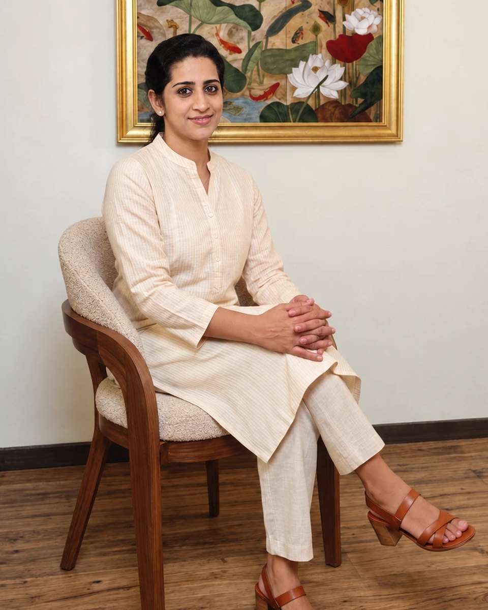 Dr. Anu Joy, experta en Ayurveda del equipo de Art of Vedas