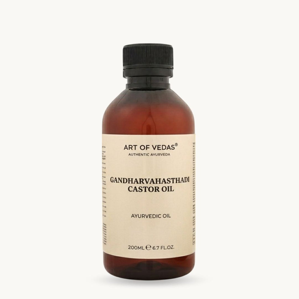 Art of Vedas, Gandharvahasthadi Eranda Thailam, 200 ml, Thailam ayurvédico clásico