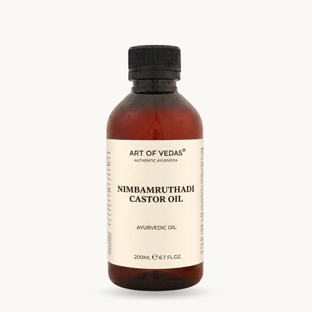 Art of Vedas, Nimbamruthadi Eranda Thailam, 200 ml, Thailam ayurvédico clásico