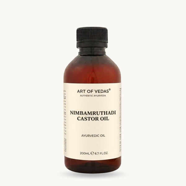 Art of Vedas, Nimbamruthadi Eranda Thailam, 200 ml, Thailam ayurvédico clásico
