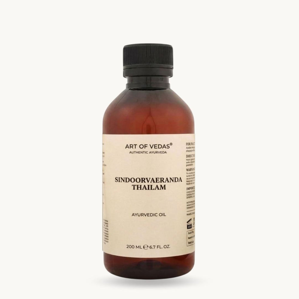 Art of Vedas, Sinduvarairanda Thailam, 200 ml, Thailam ayurvédico clásico