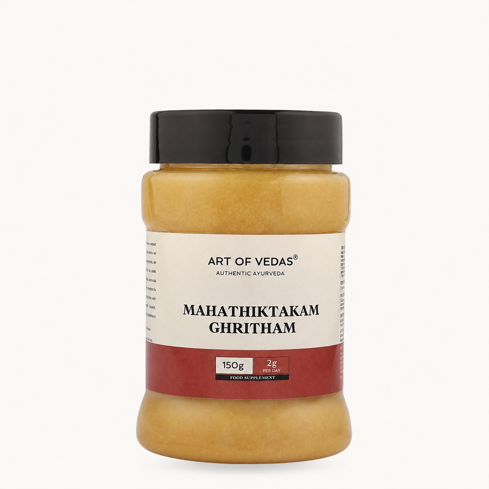 Art of Vedas Mahathiktakam Ghritham, 150 g, complemento alimenticio ayurvédico